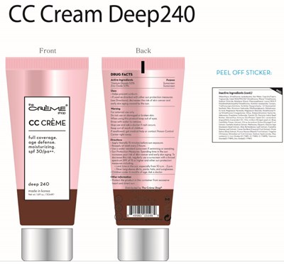 CC Cream Deep240.jpg 50ml NDC: 81123-313 - CC Cream Deep240